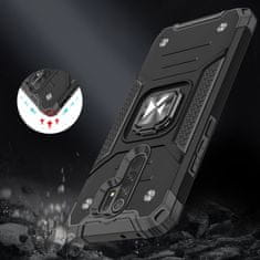 WOZINSKY Pouzdro Wozinsky Ring armor pro Xiaomi Redmi 9 -Stříbrná KP8928