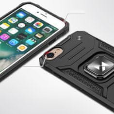 WOZINSKY Pouzdro Wozinsky Ring armor pro Apple iPhone 8/iPhone 7/iPhone SE 2020/iPhone SE 2022 -Stříbrná KP9054