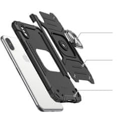 WOZINSKY Pouzdro Wozinsky Ring armor pro Apple iPhone X/iPhone XS -Stříbrná KP9141