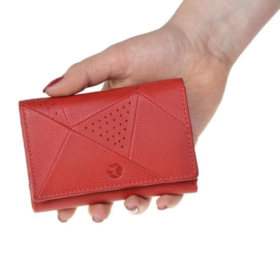 Segali Dámská kožená peněženka SEGALI 10035 červená