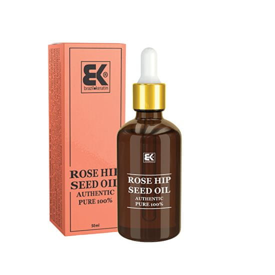 Brazil Keratin 100% čistý za studena lisovaný přírodní šípkový olej (Rose Hip Seed Oil Authentic Pure) 50 ml