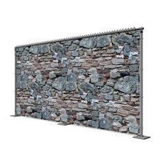 Zakryjplot.cz Dekorativní plachta pro venkovní použití - kámen Materiál: Neprůhledný - jednostranný, Rozměry: 0,5 m x 2 m (VxŠ)