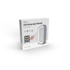 Solight Solight LED stropní světlo čtvercové Treviso, 48W, 2880lm, stmívatelné, dálkové ovládání, šedá WO769-G
