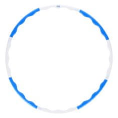 ONE Fitness hula hoop obruč HHP090 90 cm modro-bílá