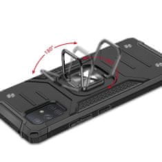 WOZINSKY Pouzdro Ring Armor s magnetickým úchytem pro Samsung Galaxy A71 5G , černá