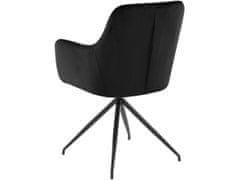 Danish Style Jídelní židle Calvin (SET 2 ks), černá