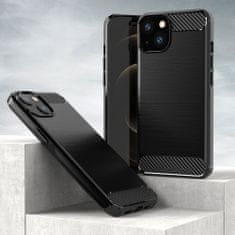 MG Carbon Case Flexible silikonový kryt na iPhone 13 mini, černý