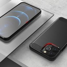 MG Carbon Case Flexible silikonový kryt na iPhone 13 Pro, černý