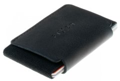 FIXED Kožená peněženka Tiny Wallet for AirTag z pravé hovězí kůže FIXWAT-STN2-BK, černá