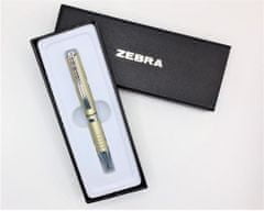 Zebra 82407-24 Kuličkové pero "SL-F1", modrá, 0,24 mm, teleskopické, kovové, šampaň tělo