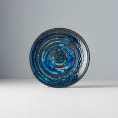 MIJ Mělký předkrmový talíř Copper Swirl 17 cm