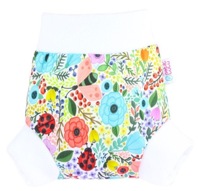 Petit Lulu Pull-up svrchní kalhotky XL - Rozkvetlá zahrada