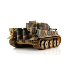 RC tank 1/16 RC Tiger I dřívejší verze vícebarevná kamufláž - infra IR