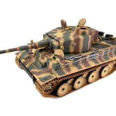RC tank 1/16 RC Tiger I dřívejší verze vícebarevná kamufláž - infra IR