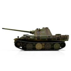 RC tank PRO 1/16 RC Panther F vícebarevná kamufláž - infra IR - kouř z hlavně