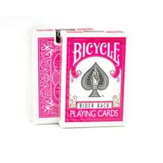 Bicycle Rider back fuchsia - hrací karty