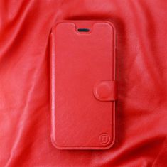 Mobiwear Kožené flip pouzdro na mobil Samsung Galaxy A13 - Červené - L_RDS