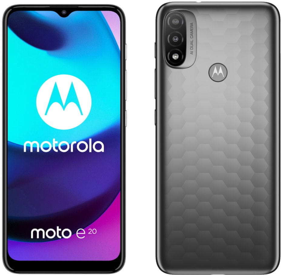 Motorola Moto E20, 2GB/32GB, Graphite
