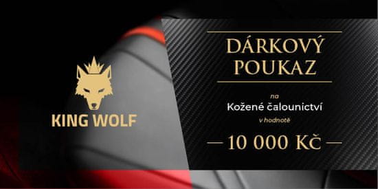 King Wolf dárkový poukaz kožené čalounictví 10000kč