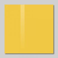 SOLLAU Skleněná magnetická tabule žlutá exotická 60 x 90 cm