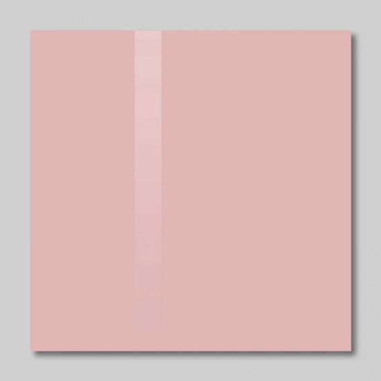 SOLLAU Skleněná magnetická tabule růžová tělová 48 x 48 cm