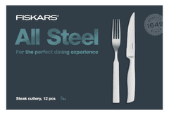 Fiskars Sada steakových příborů All Steel 12 ks