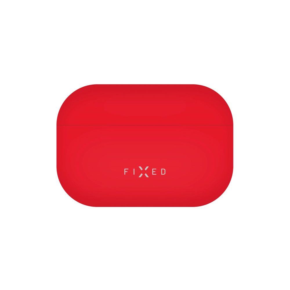 FIXED Ultratenké silikonové pouzdro Silky pro Apple Airpods Pro, červené FIXSIL-754-RD