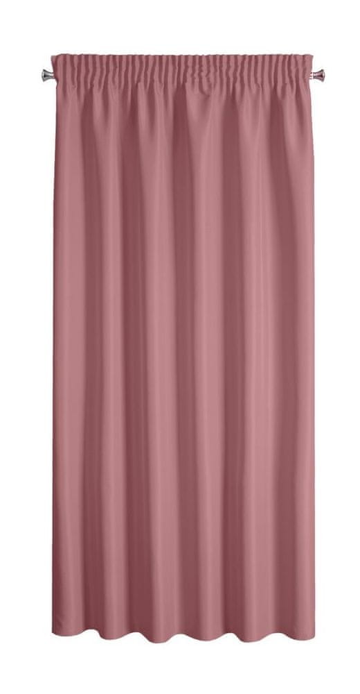 My Best Home Dekorační krátký závěs s řasící páskou SAMARRA růžová 140x175 cm