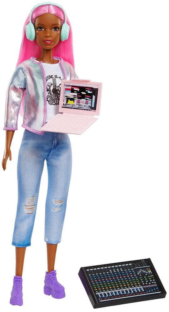 Mattel Barbie Hudební producentka černoška
