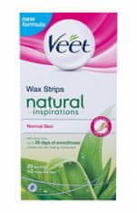 Veet 20ks natural inspirations wax strips normal skin