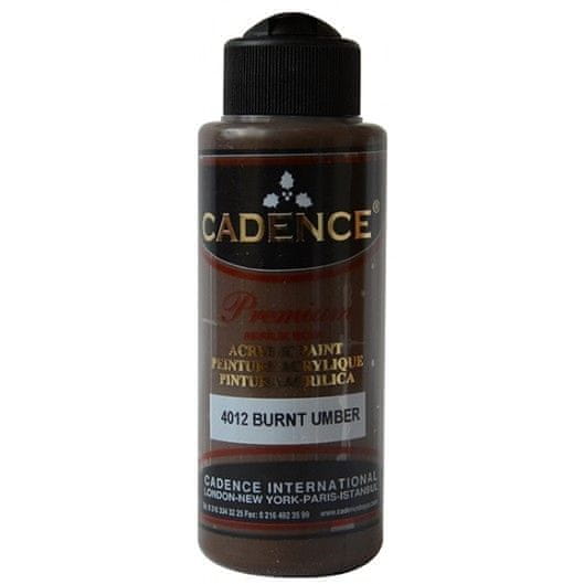 Aladine Akrylová barva Cadence Premium 70 ml - burnt umber umbra