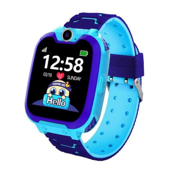 NEOGO SmartWatch GS2, chyté hodinky pro deti, modré