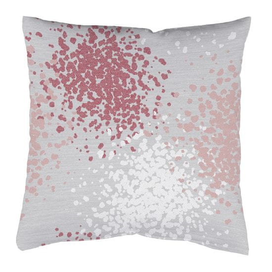 Home Wohnideen Povlak na polštář sametový, potisk, Spotti, Růžová Rozměr textilu: 40 x 40 cm