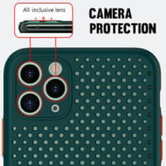 TEL PROTECT Breath pouzdro pro iPhone 11 Pro - tyrkysová