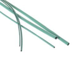 MDTools Bužírky - hadičky smršťovací, různé rozměry, délka 1 m, polyetylen - zelená Varianta: Bužírka - hadička smršťovací 4,8/2,4 mm, délka 1 m, polyetylen - zelená