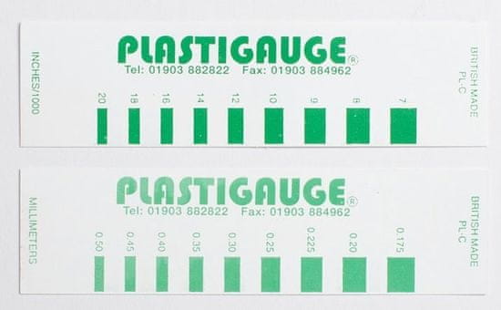 Plastigauge Plastigage-měření tolerance ložisek (různé velikosti)