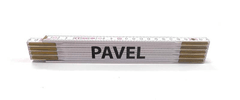 MAGG Skládací metry se jmény, 2 m, dřevěné Varianta: Skladací metr PAVEL, 2 m