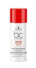 Schwarzkopf BC Bonacure Peptide Repair rescue shampoo 50ml šampon na jemné a normální vlasy