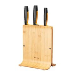 Fiskars Blok bambusový se 3 noži Functional Form