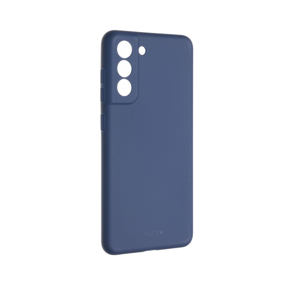 FIXED Zadní pogumovaný kryt Story pro Samsung Galaxy S21 FE, modrý FIXST-722-BL - použité