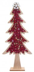 Paris Dekorace Vánoční dřevěná dekorace - strom