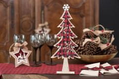 Paris Dekorace Vánoční dřevěná dekorace - strom