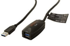 Roline USB SuperSpeed 5Gbps (USB 3.0) aktivní prodlužovací kabel, USB3.0 A(M) - USB3.0 A(F), 5m (12.04.1096)
