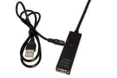 Value USB 2.0 aktivní prodlužovací kabel USB C(M) - USB A(F), 10m (12.99.1112)