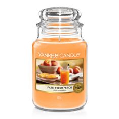Yankee Candle vonná svíčka Farm Fresh Peach (Čerstvá farmářská broskev) 623g