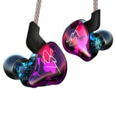 KZ ZST hybridní HiFi sluchátka do uší, barevné