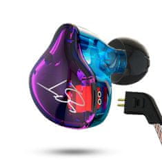 KZ ZST hybridní HiFi sluchátka do uší, barevné