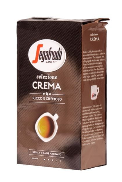 Levně Segafredo Zanetti Selezione Crema 250 g mletá káva