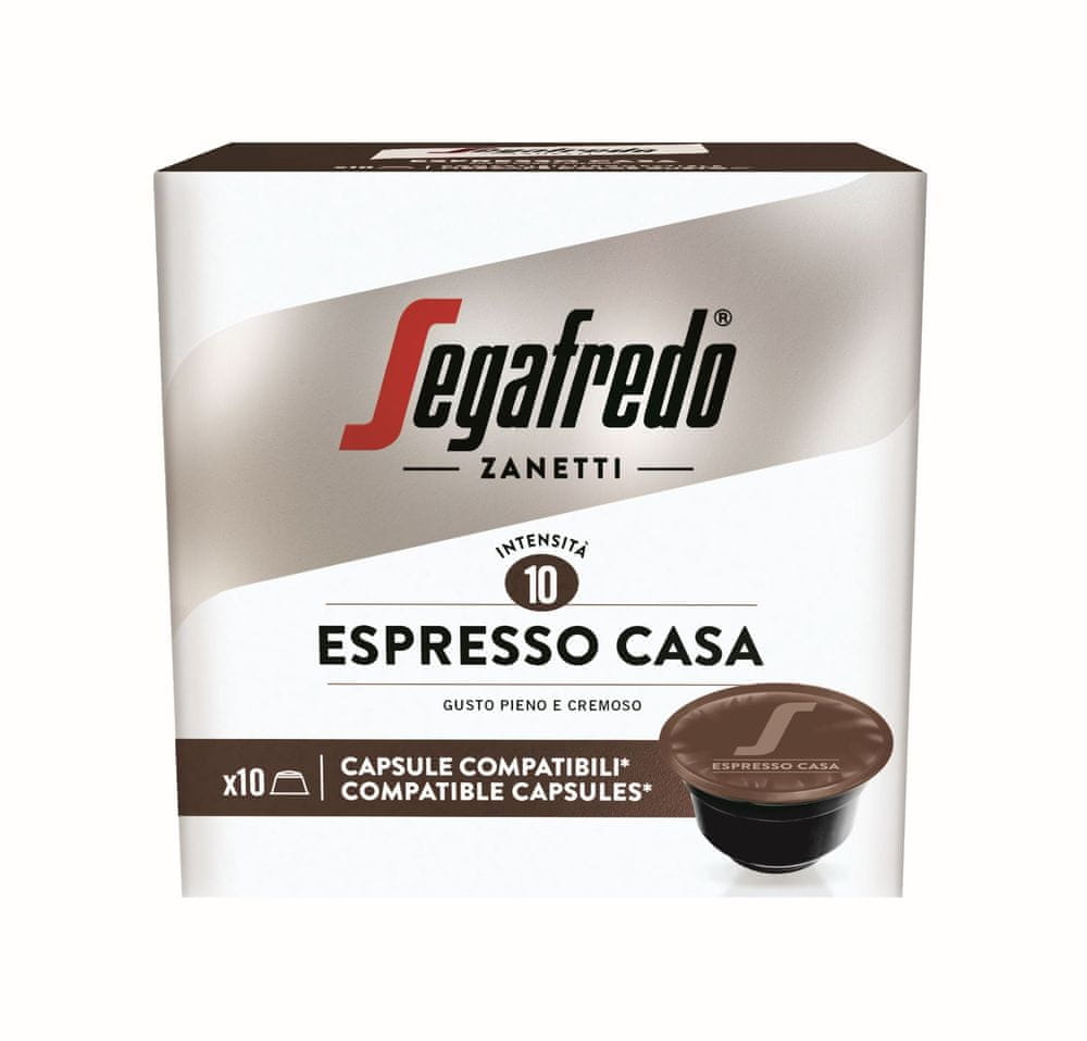 Levně Segafredo Zanetti Espresso Casa kapsle 10 ks x 7,5 g (Dolce Gusto)