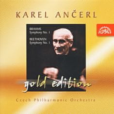 Ančerl Karel: Brahms: Symfonie č. 1 c moll / Beethoven :Symfonie č. 1 C dur - CD